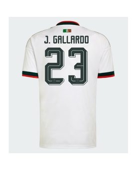Billige Fotballdrakt Mexico Jesus Gallardo #23 Replika Bortedrakt VM 2026 Kortermet Billige Fotballdrakt Mexico Jesus Gallardo #23 Replika Bortedrakt VM 2026 Kortermet